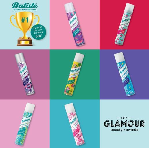 Batiste wins best dry shampoo Glamour Beauty Award