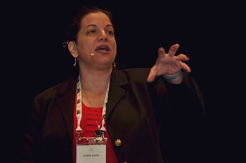 Keynote speaker and digital marketing maven, Judith Lewis