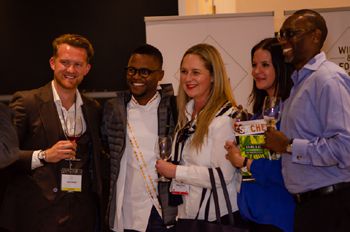 Speakers and delegates attending the Old Vine Project networking function after the fourth annual Wine & Food Tourism Conference