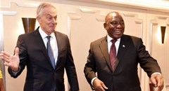 On the sidelines of the FT Africa Summit, President Cyril Ramaphosa met former Prime Minister of Great Britain, Tony Blair at the Claridge's in London.