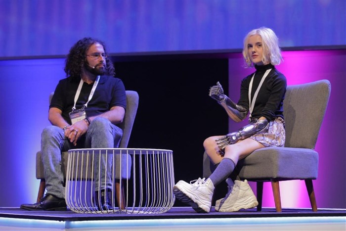 Benjamin Rosman in conversation with Tilly Lockey at the SingularityU South Africa Summit 2019.