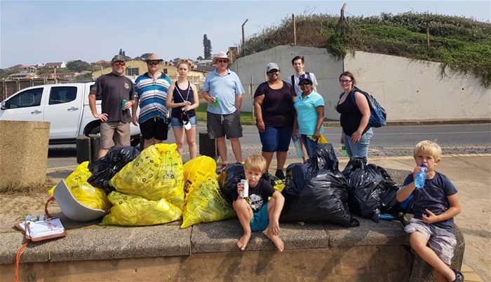 Tidying up their act for International Coastal Clean-Up