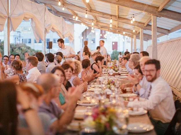 In an effort to engage more with the communities around its farms, Brooklyn Grange started using them as events venues. Image source: Brooklyn Grange