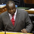South African Finance Minister Tito Mboweni delivers the mid-term budget statement at parliament, Cape Town, South Africa, 24 October 2018. EPA/Nic Bothma