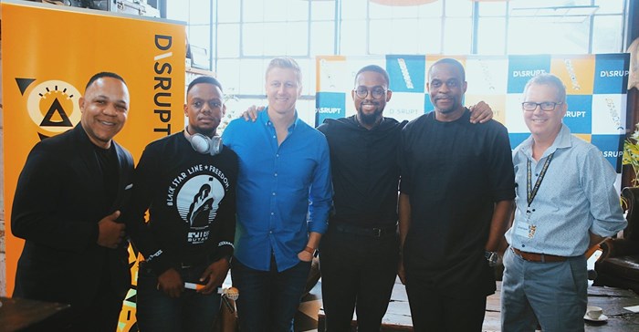 Picture caption: (l to r): Timothy Maurice (The Brain and the Brand Show), Siya Metane (SlikourOnLife), Gareth Cliff (CliffCentral.com) Thami Pooe (The Interchange), Kelechi Nwosu (MD/CEO TBWA Nigeria) and Graham Cruikshanks (Director for Africa Operations at TBWA Johannesburg).