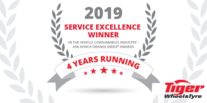 Ask Africa Orange Index reveals Tiger Wheel & Tyre is number one in Service Excellence
