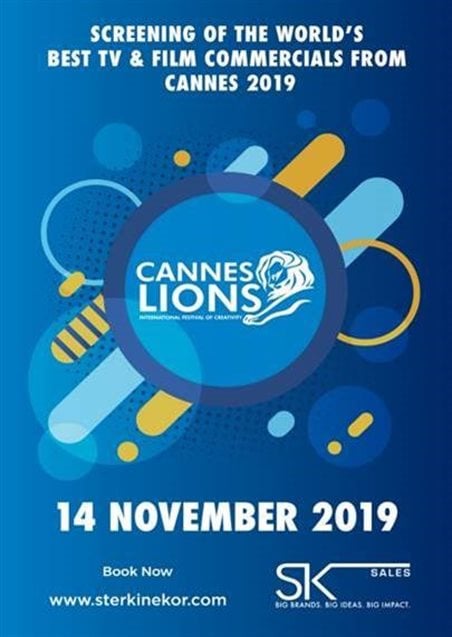 Ster-Kinekor Sales will screen The Best of Cannes Lions 2019