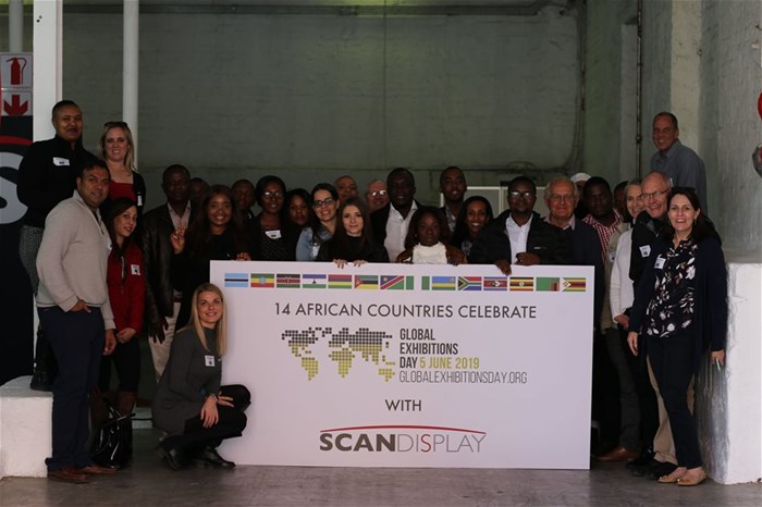 Scan Display distributors at an African distributor conference in Johannesburg in June 2019