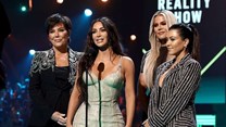 The cast of Keeping Up With the Kardashians picking up the Reality Show of 2019 People's Choice Award. Image credit: Christopher Polk/E! Entertainment/NBCU Photo Bank.