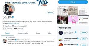 The marketing don'ts we can learn from Helen Zille's Twitter account