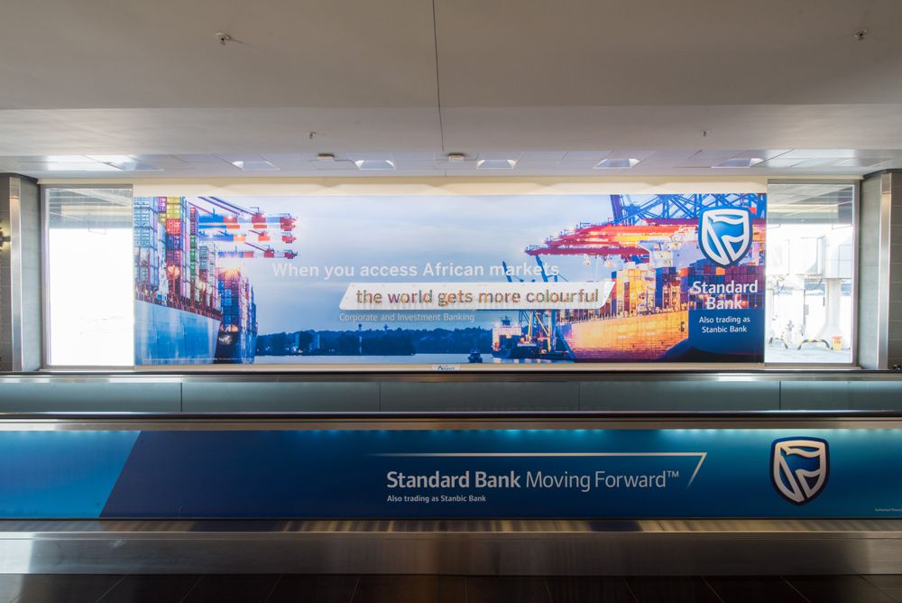 Standard Bank unveils 'spectacular' campaign at OR Tambo International