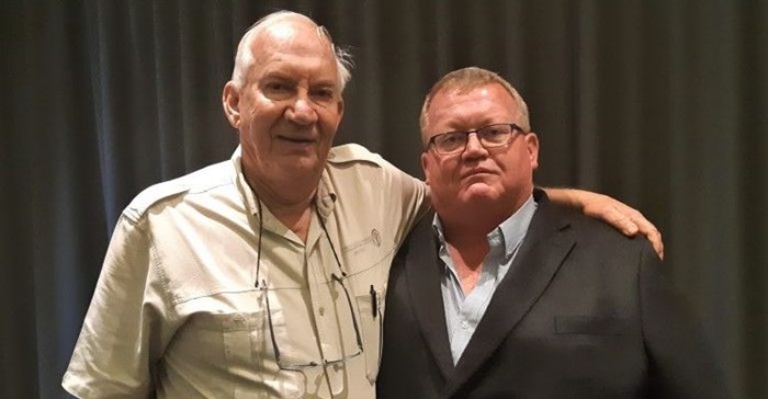 Dr Faffa Malan, general manager of RuVASA, the Ruminant Veterinary Association of South Africa, and Andries Wiese, head of Hollard Insure's Agri Centre of Excellence.