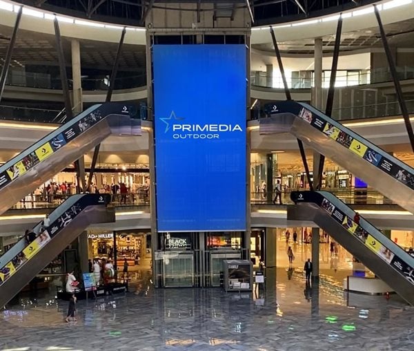 Primedia Outdoor unveils its largest LED at Fourways Mall