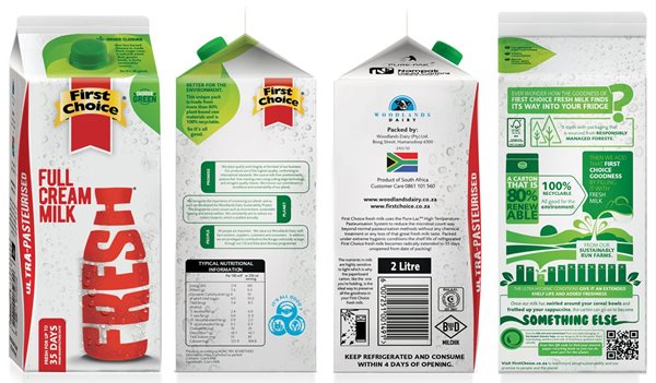 First Choice introduces bio-based fresh milk ESL packaging