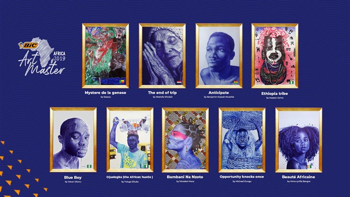 Bic reveals the winners of the Art Master Africa Competition