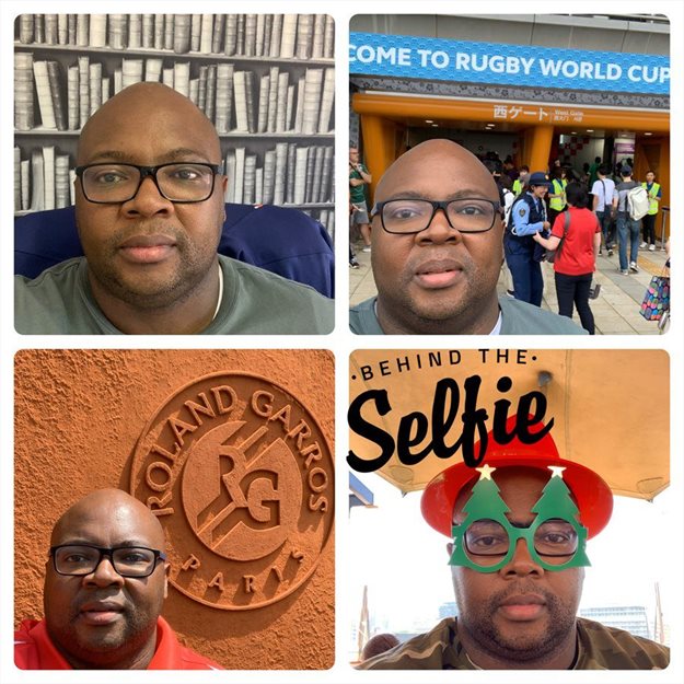 Peter captions this: “The many faces of Luyanda.”