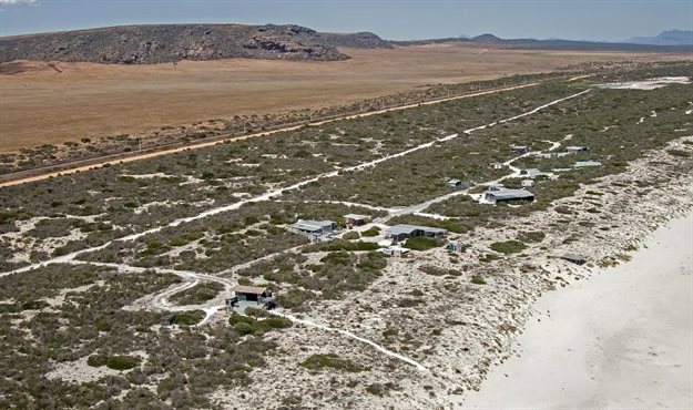 Some of the structures at a private nature reserve on Mosselbaai Farm south of Elands Bay on the West Coast. The Western Cape government had instituted legal action for alleged environmental contraventions by some owners – including building too close to the beach.