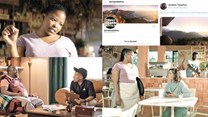 Screengrabs from the Tops@Spar ad and Twitter exchange featured in #OrchidsandOnions this week.