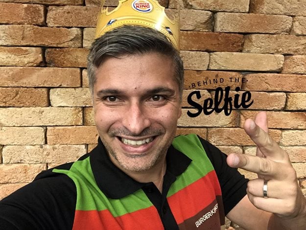 Machado is the real Burger King. Selfie as proof!