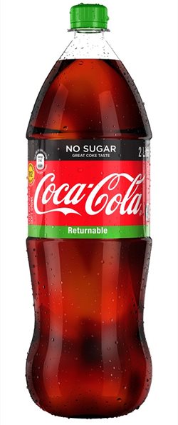 Coca-Cola Beverages SA pilots 2L returnable PET plastic bottles