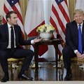 Trump and Macron agreed to a detente in their trade spat.
AP Photo/Evan Vucci