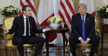 Trump and Macron agreed to a detente in their trade spat.
AP Photo/Evan Vucci