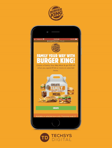 Burger King takes engagement to the next level with #FamilyYourWay