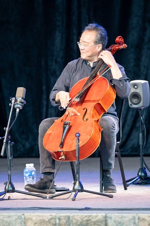Celebrated cellist Yo-Yo Ma performs Bach Project in Cape Town