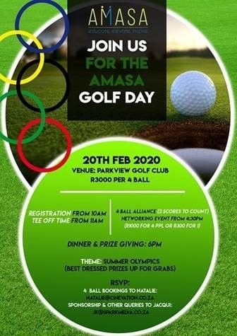 Get your best game on, be on par at this year's Amasa Charity Golf Day