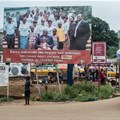 Ebola posters in Freetown, Sierra Leone.
Olivia Acland / Barcroft Media via Getty Images /