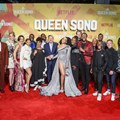 Queen Sono cast at the SA premiere. Image supplied.