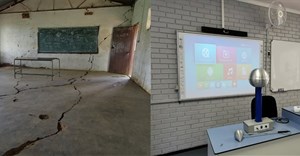 Ramuba Science lab before and after