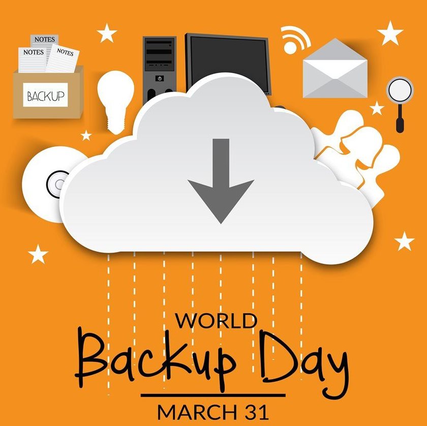 #WorldBackupDay: Backup your data...now!