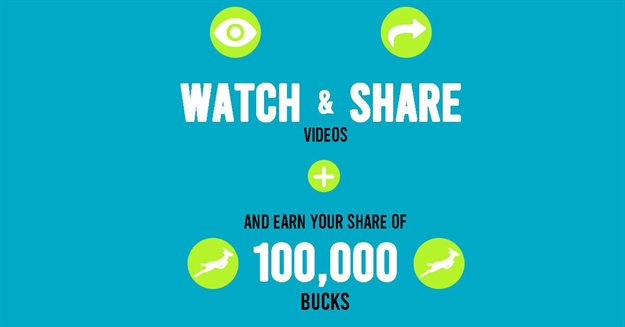 Earn your share of 100,000 bucks by watching videos online during the lockdown