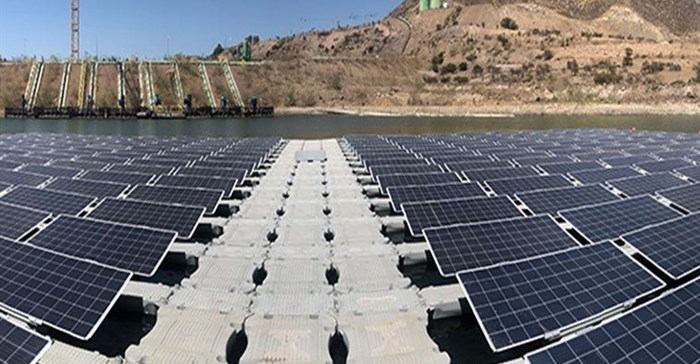 Anglo American built a photovoltaic plant over a tailings dam at its Los Bronces copper mine in Chile