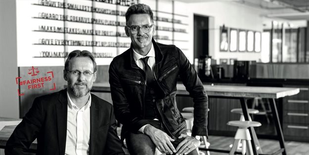 Joe Public United co-founders Gareth Leck (Group chief executive officer) and Pepe Marais (Group chief creative officer)