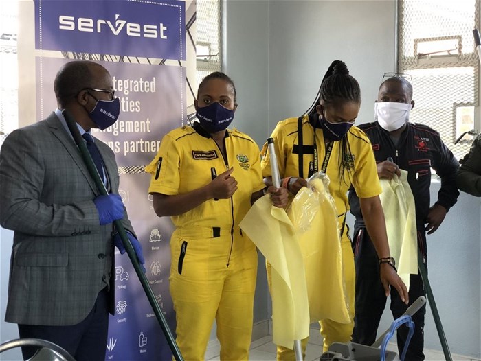 The cleaning industry ramps up to fight #Covid-19 at Pietersburg Provincial Hospital
