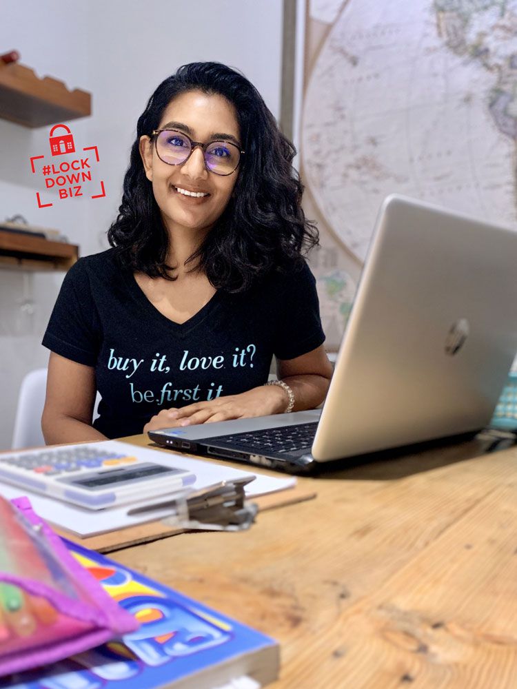 Dishi Smit, co-founder of be.first, continues to work from home