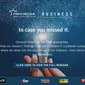Business unusual - Research webinar