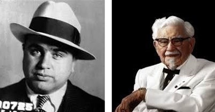 Al Capone and Colonel Sanders