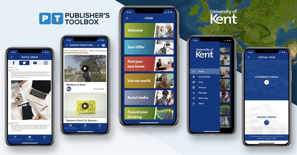 Publisher's Toolbox and UK's University of Kent offer virtual taste of campus life