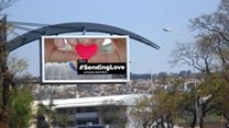 Primedia Outdoor supports #SendingLove - the world's largest user-generated digital out-of-home campaign