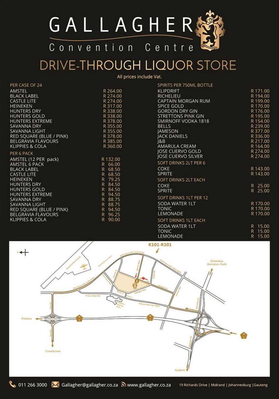 Gallagher Convention Centre drive-through liquor store