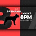 Annika Larsen has a new co-anchor, and his name is Batman!