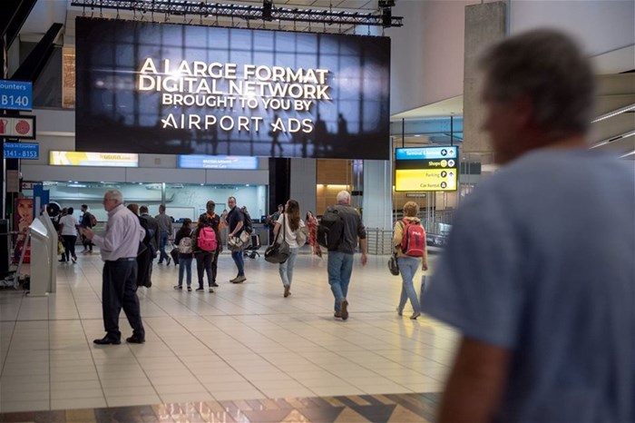 Airport Ads bolsters Visionet network with massive OR Tambo screen