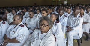 Nurses attend the 2015 International Nurses’ Day celebrations in Johannesburg, South Africa. Ihsaan Haffejee/Anadolu Agency/Getty Images