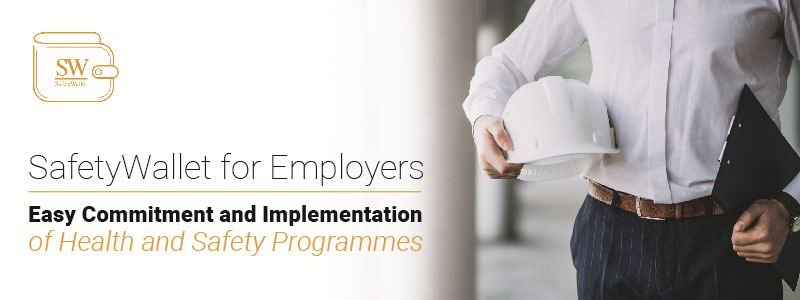 SafetyWallet for employers - Easy commitment and implementation of health and safety programmes