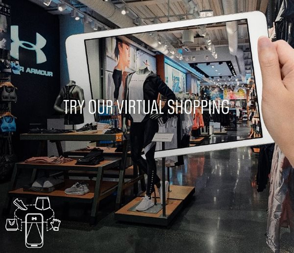Virtual shopping with Under Armour