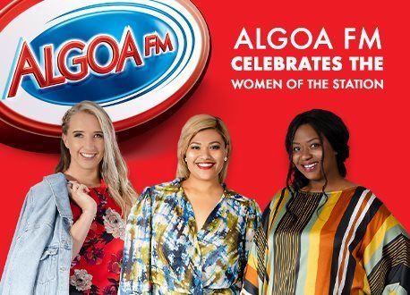 Algoa FM women – from the left Siobhan Momberg, Roch-Lè Bloem and Queenie Grootboom