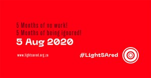 SA technical production, events industry to #LightSAred